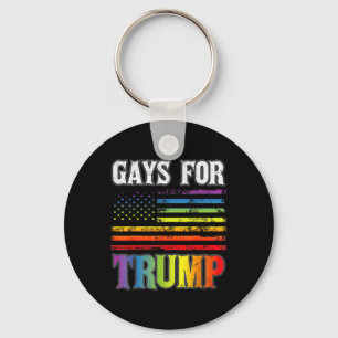 Chaveiro Gay Para Trump Lgbt Pride Gay do Rainbow Flag Vote