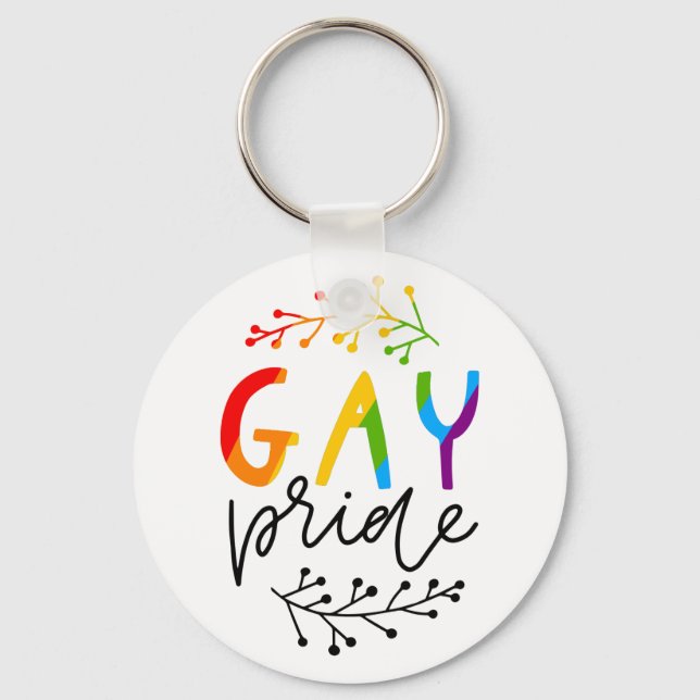 Chaveiro Gay Pride (Frente)