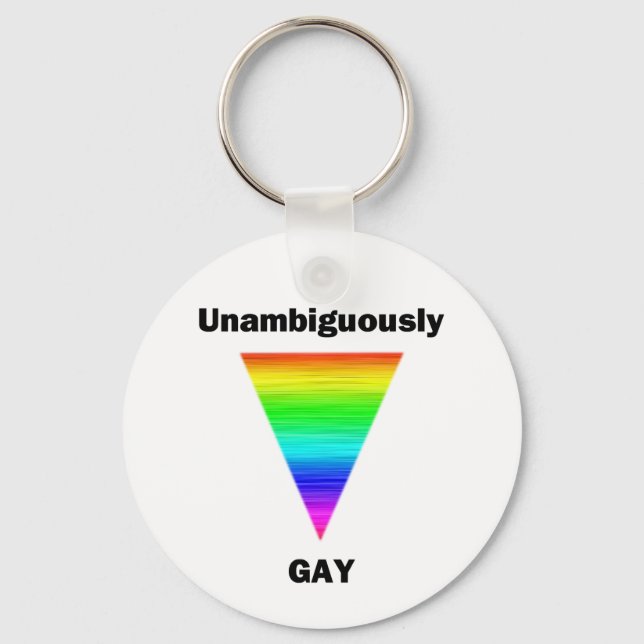 Chaveiro Gay sem ambiguidade (Frente)