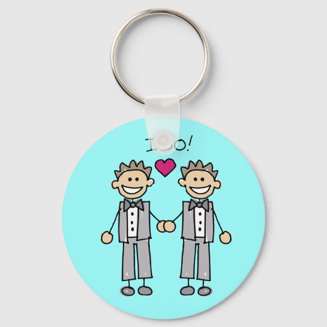 Chaveiro Gay Wedding Favors (Frente)