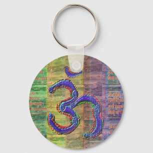 Chaveiro Gayatri-Mantra da OM-Mantra junto