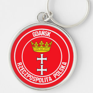 Chaveiro Gdańsk Round Emblem