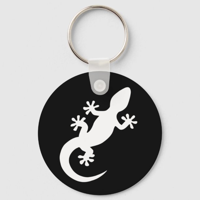 Chaveiro Gecko noir et blanc (Frente)