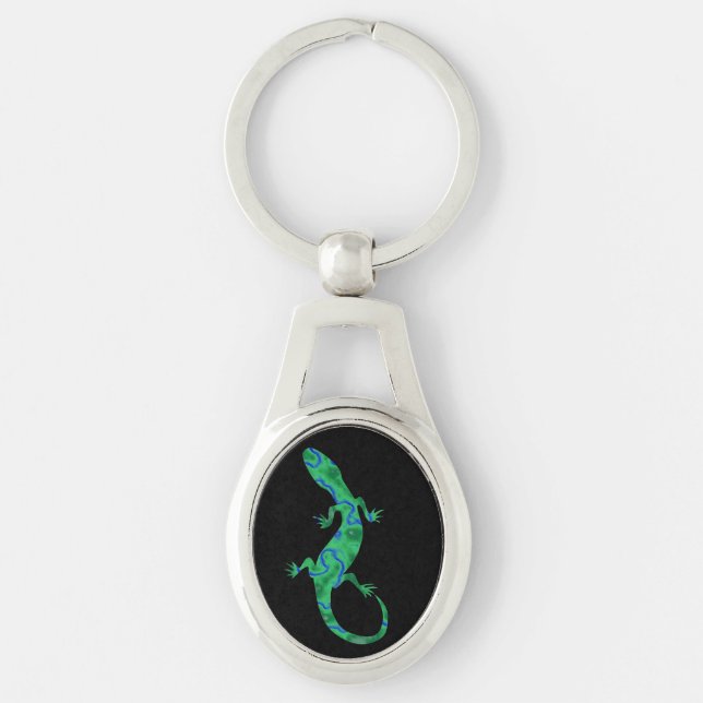 Chaveiro Gecko Verde (Frente)