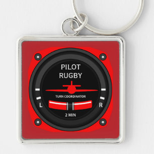 Chaveiro Geek de aviação piloto