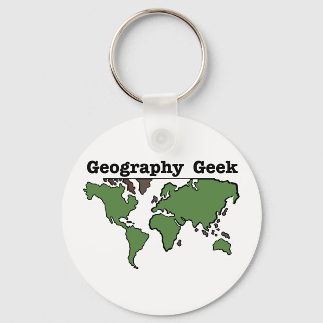 Chaveiro Geek geográfico (Frente)