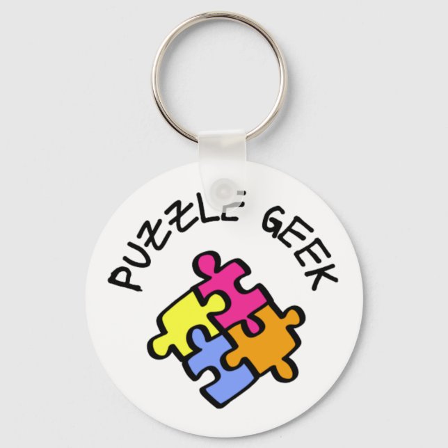 Chaveiro Geek quebra-cabeça (Frente)
