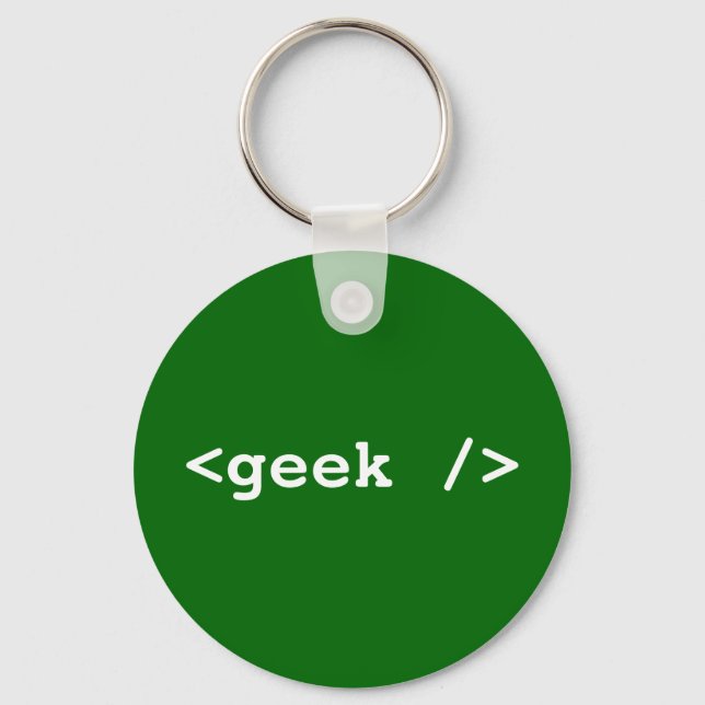 Chaveiro <geek />teclado (Frente)
