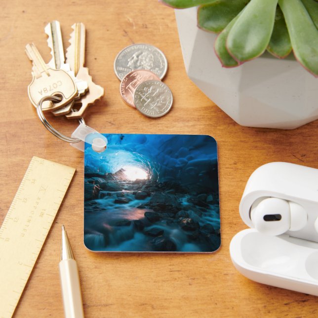 Chaveiro Gelo e neve | Mendenhall Glacier, Juneau, Alasca (Mesa)