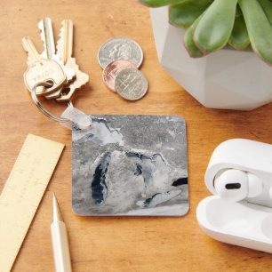 Chaveiro Gelo Nos Lagos Excelentes, Estados Unidos.