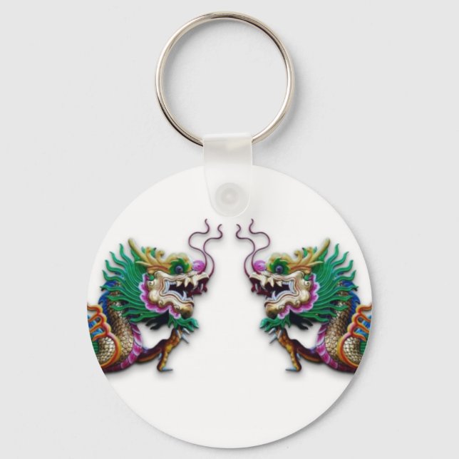 Chaveiro Gêmeos Dragões (Frente)