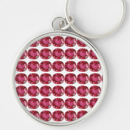 Chaveiro Gemstone Rosa
