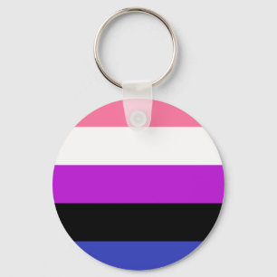 Chaveiro Genderfluid Pride Flag