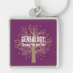 Chaveiro Genealogia (Roxo)