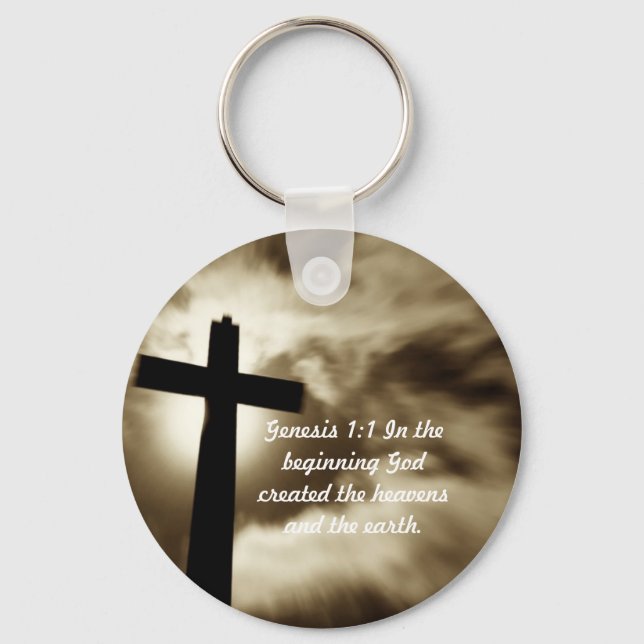 Chaveiro Genesis 1:1 Key Chain (Frente)