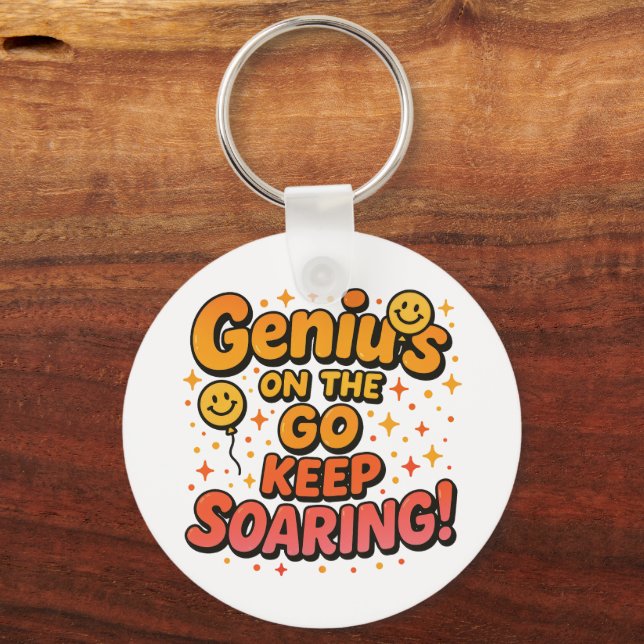 Chaveiro Gênio Motivacional (Frente)