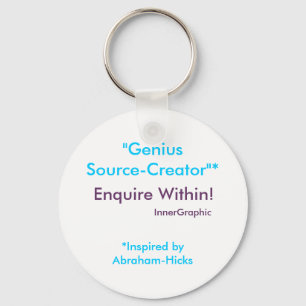 Chaveiro Genius Source-Creator Inquire Dentro!