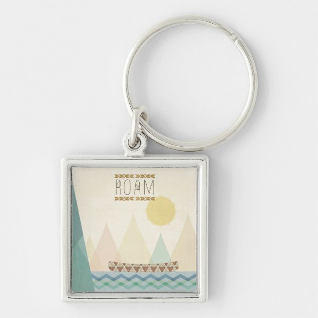 Chaveiro Geo exterior II | vagueia (Frente)