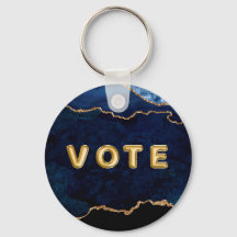Geode Blue Gilded Vote