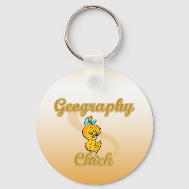 Chaveiro Geography Chick (Frente)