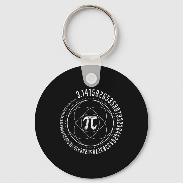 Chaveiro Geometria Sagrada Pi Math Science Stem 3,14 Pi Day (Frente)