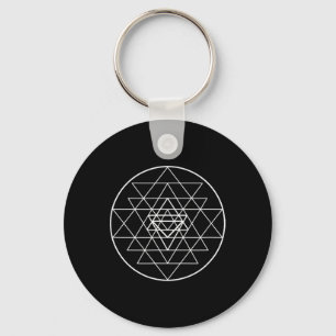 Chaveiro Geometria Sagrada Sri Yantra Meditação Yoga
