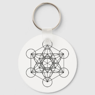 Chaveiro Geometria sagrado do cubo de Metatron