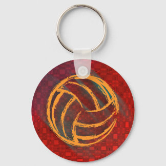 Chaveiro Geométrico de Voleibol