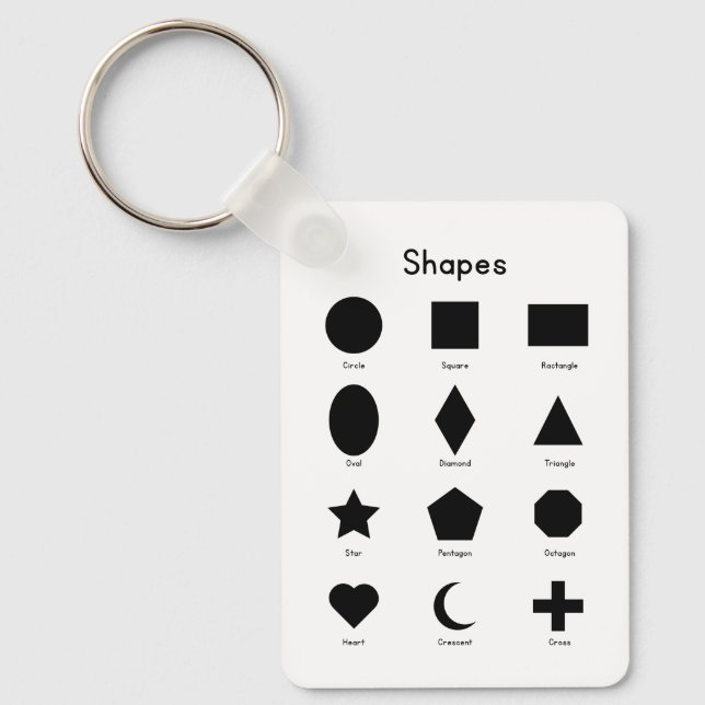 Chaveiro Geometry Shapes (Frente)