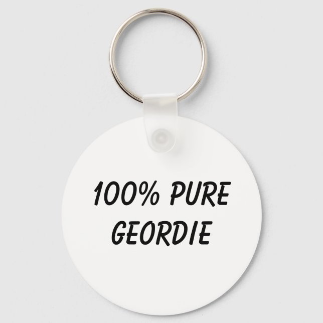 Chaveiro Geordie 100% Pura (Frente)