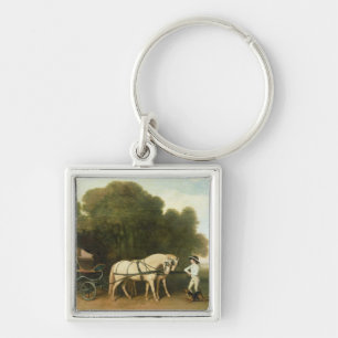 Chaveiro George Stubbs um Phaeton com um par de Pon de