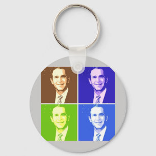 Chaveiro George W Bush Pop Art