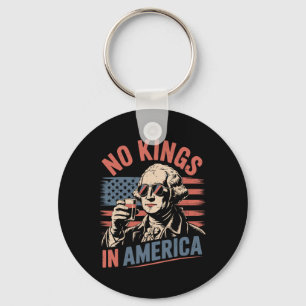 Chaveiro George Washington Bebendo Funny No Kings America
