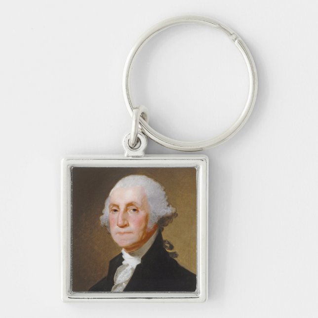 Chaveiro George Washington, c.1821 (óleo em canvas) (Frente)