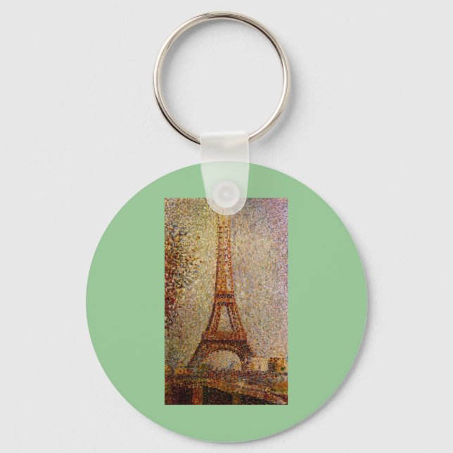 Chaveiro Georges Seurat: A Torre Eiffel (1889) (Frente)