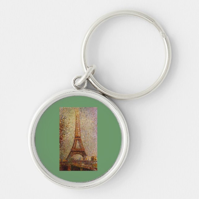 Chaveiro Georges Seurat: A Torre Eiffel (1889) (Frente)