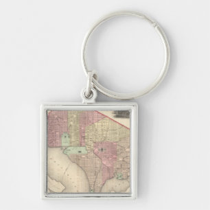 Chaveiro Georgetown e a cidade de Washington