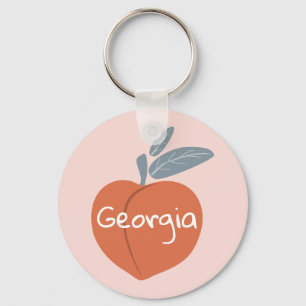 Chaveiro Georgia Peach personalize seu texto
