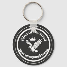 Gepersonaliseerde King of the Road Chauffeur Badge