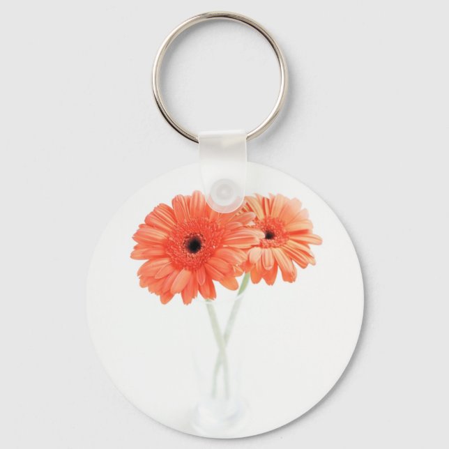 Chaveiro Gerbera Daisies, Orange (Frente)