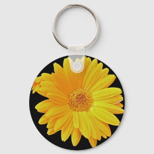 Chaveiro Gerbera Daisy (Gerbera hybrida) - Amarelo