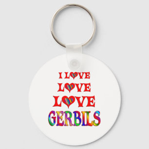Chaveiro Gerbils do amor do amor