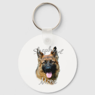 Chaveiro German shepherd (cabelo comprido) Mãe 2
