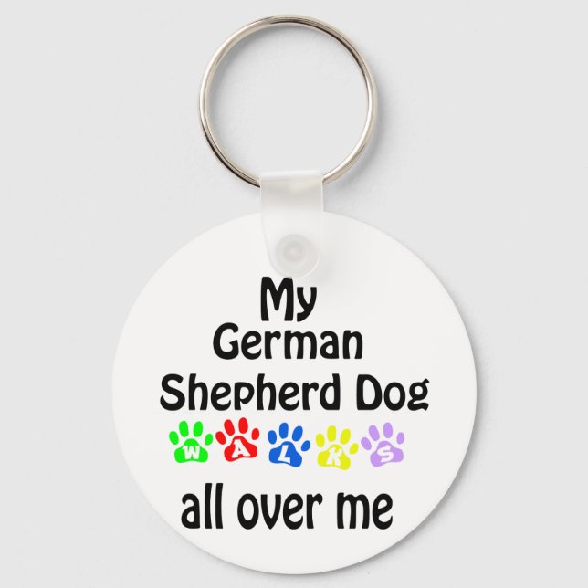 Chaveiro German shepherd Cachorro Caminha Design (Frente)