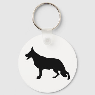Chaveiro German shepherd Cachorro preto