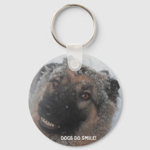 Chaveiro German shepherd De Corrente-Chave Na Sorriso De Ne