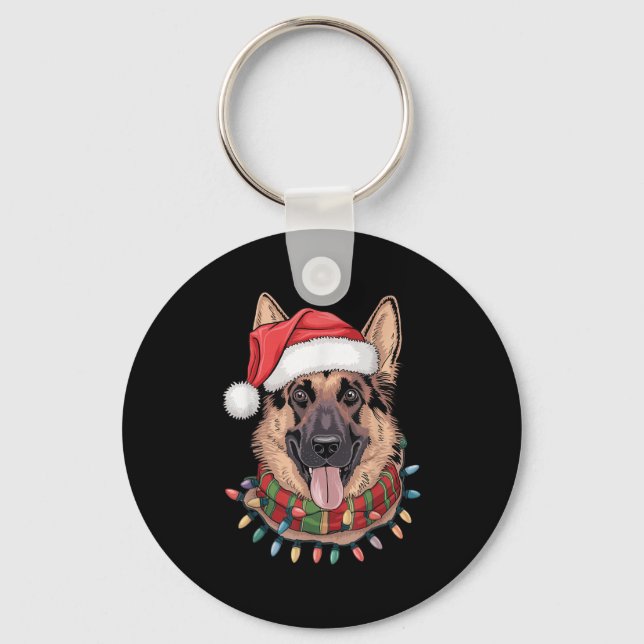 Chaveiro German shepherd Natal (Frente)