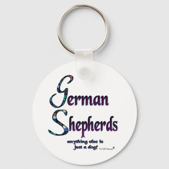 CHAVEIRO GERMAN SHEPHERD - QUALQUER OUTRA COISA É APENAS UM (Frente)