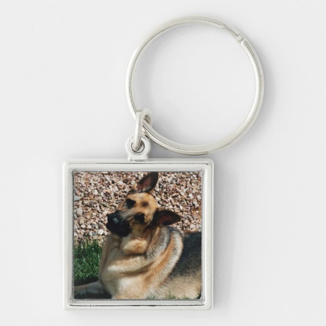 Chaveiro German shepherd Quizzical (Frente)
