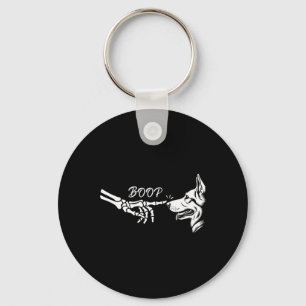 Chaveiro German shepherd Skeleton Boop Halloween Pet W
